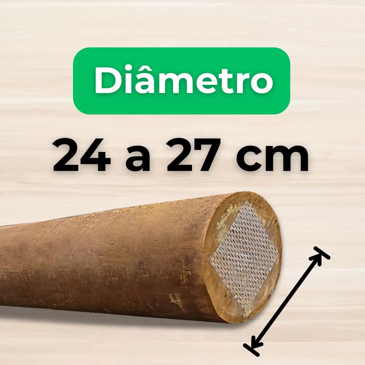 24 a 27 cm de Diâmetro