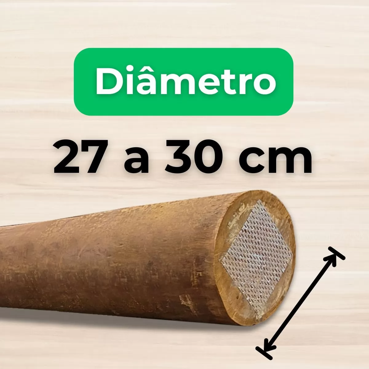 27 a 30 cm de Diâmetro