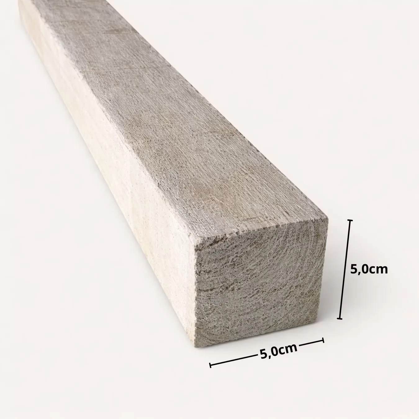 Barrote 5 x 5 cm de Eucalipto Tratado