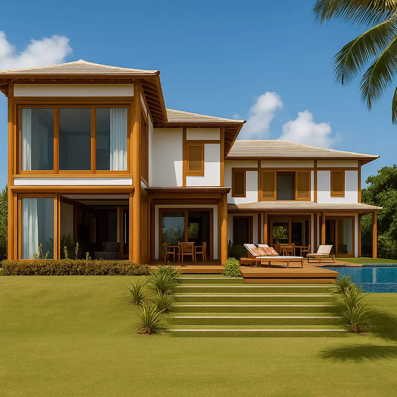 Estruturas para Casas em Eucalipto Tratado