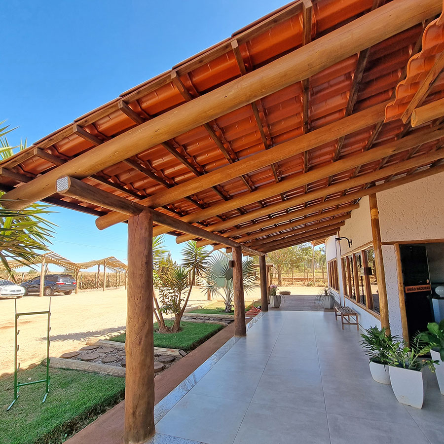 Telhados com Eucalipto Tratado