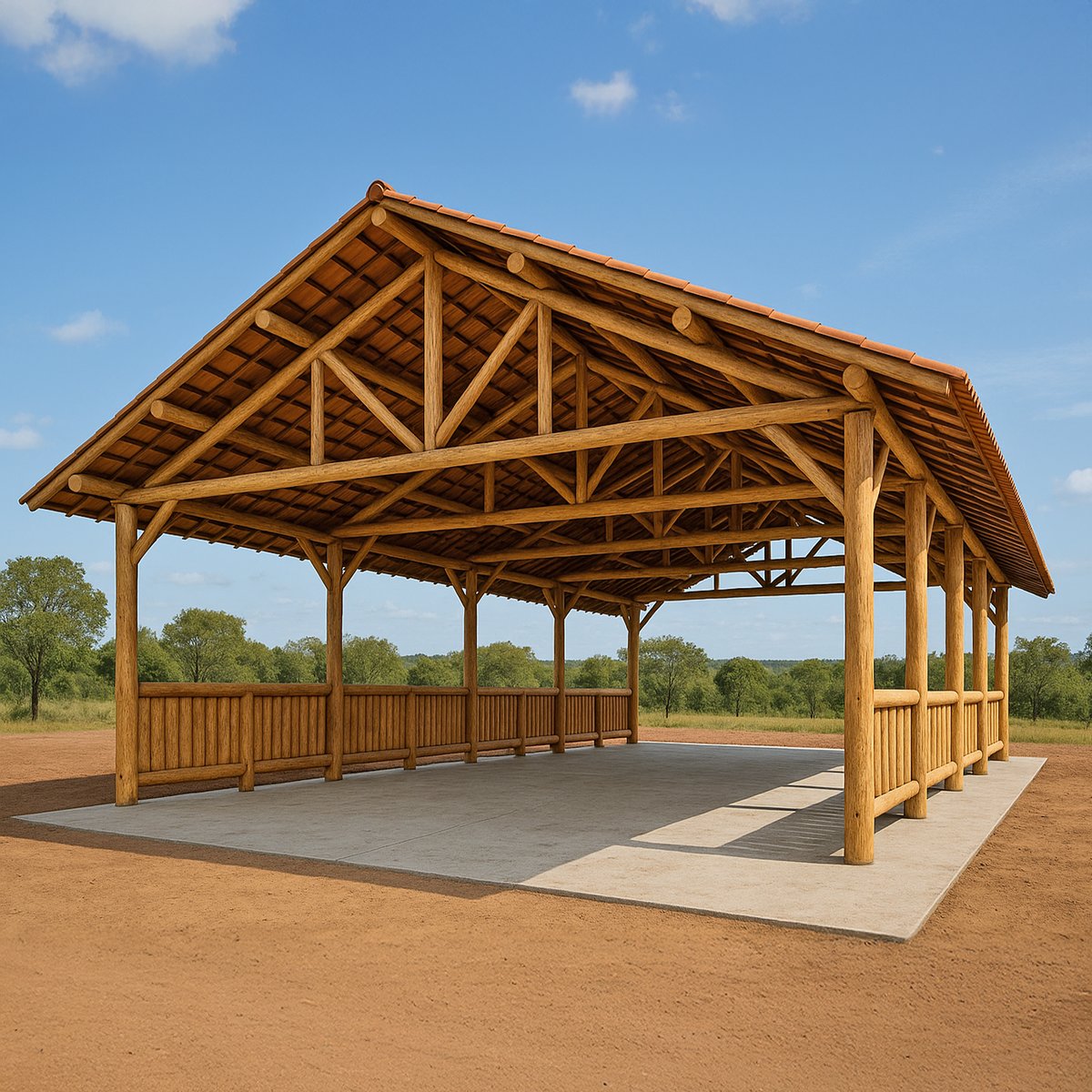 Galpões de Eucalipto Tratado