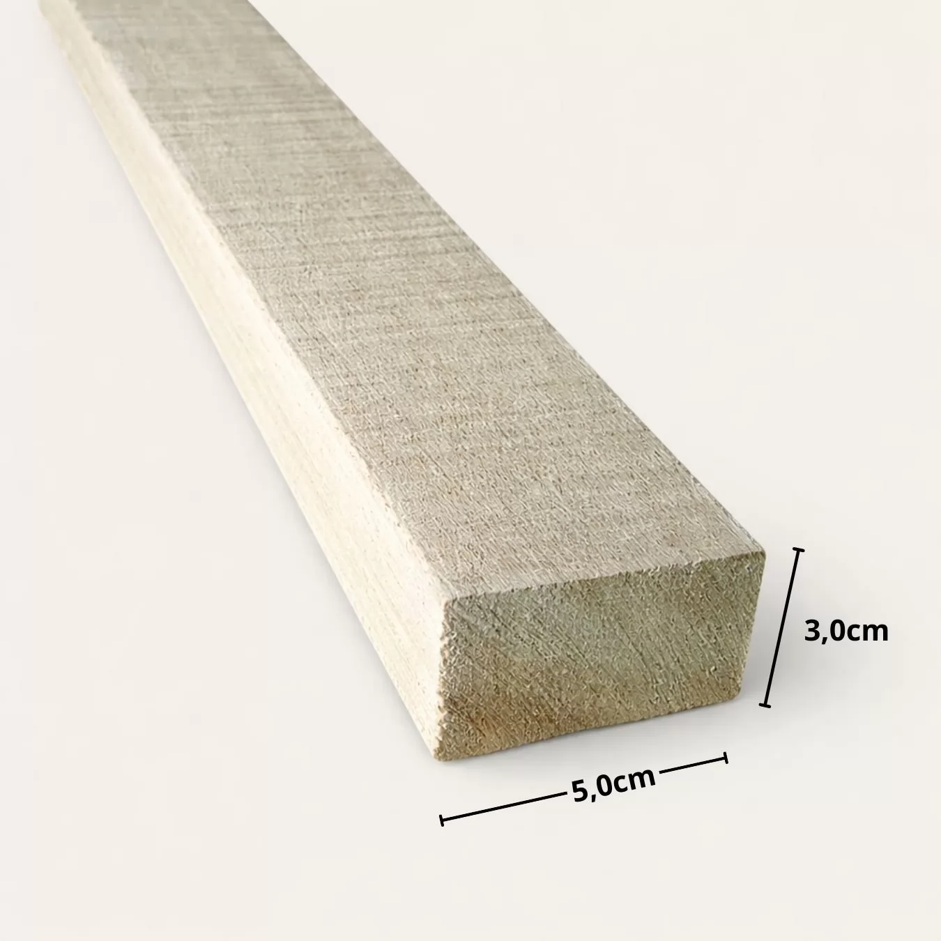 Ripão 5 x 3 cm de Eucalipto Tratado