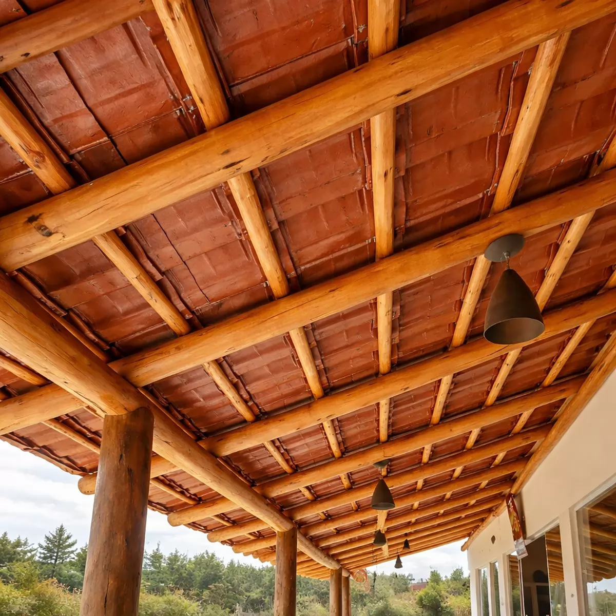 Telhados de Eucalipto Tratado